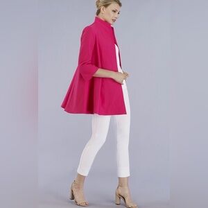 NWT Estelle and Finn‎ NYC Designer Vibrant Pink Swing Coat, Size 6